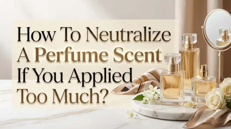 How To Neutralize A Perfume Scent If You Applied Too Much?
