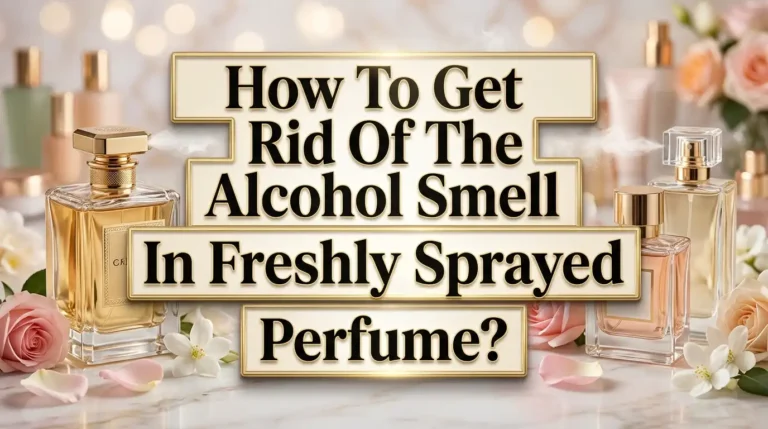 How To Get Rid Of the Alcohol Smell in Freshly Sprayed Perfume?