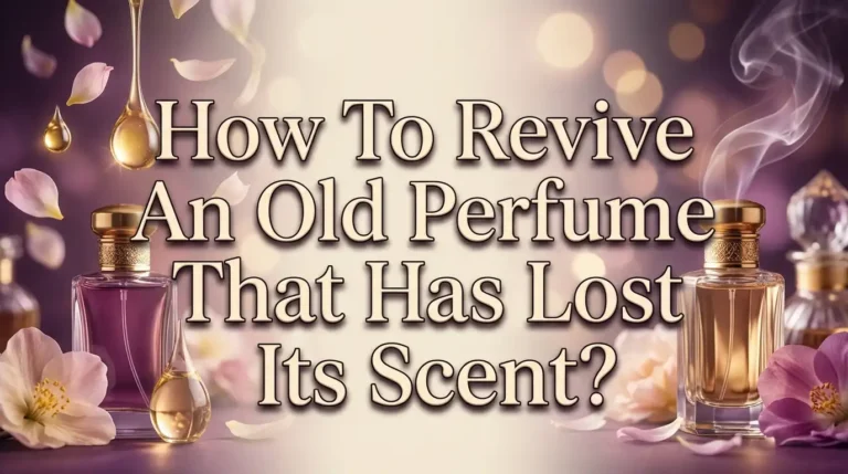 How To Revive An Old Perfume That Has Lost Its Scent?
