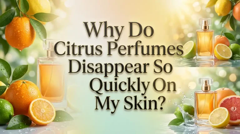 Why Do Citrus Perfumes Disappear So Quickly On My Skin?