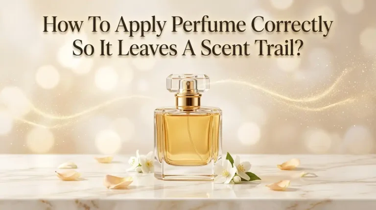 How To Apply Perfume Correctly So It Leaves A Scent Trail?