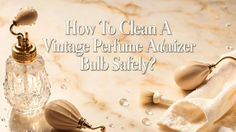 How To Clean A Vintage Perfume Atomizer Bulb Safely?