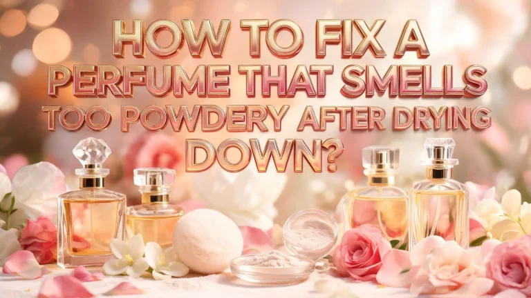 How To Fix A Perfume That Smells Too Powdery After Drying Down?