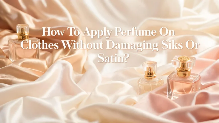 How To Apply Perfume On Clothes Without Damaging Silk Or Satin?