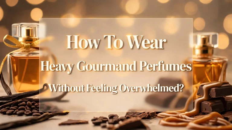 How To Wear Heavy Gourmand Perfumes Without Feeling Overwhelmed?