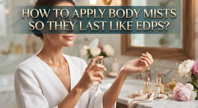 How to Apply Body Mists So They Last Like EDPs?