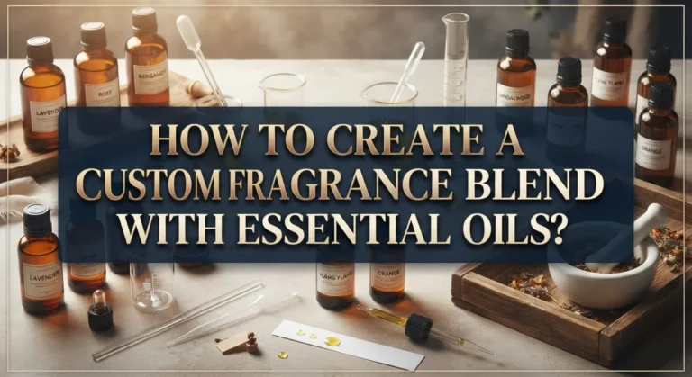 How to Create a Custom Fragrance Blend with Essential Oils?