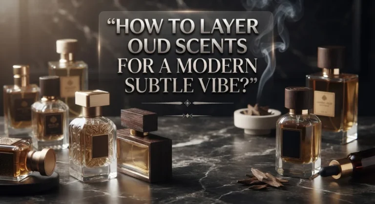 How to Layer Oud Scents for a Modern Subtle Vibe?