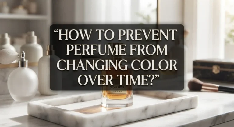 How to Prevent Perfume from Changing Color Over Time?