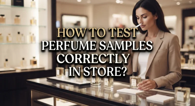 How to Test Perfume Samples Correctly in Store?