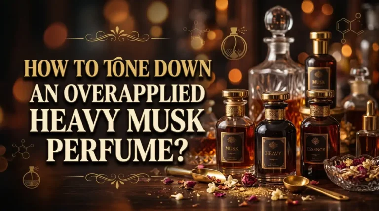 How to Tone Down an Overapplied Heavy Musk Perfume?