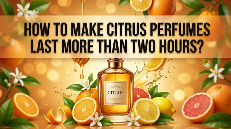 How to Make Citrus Perfumes Last More Than Two Hours?